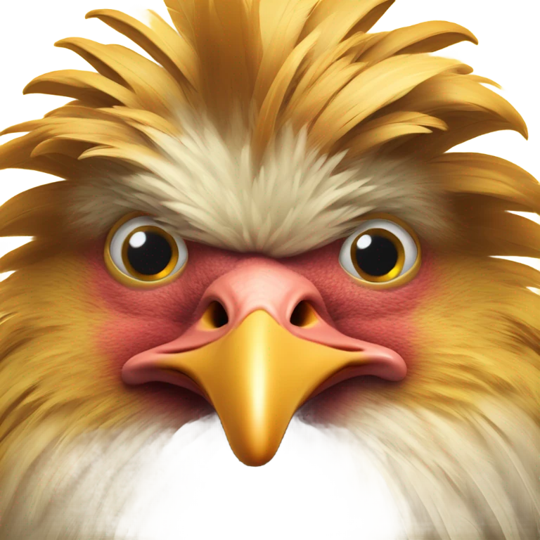 Chicken butt emoji