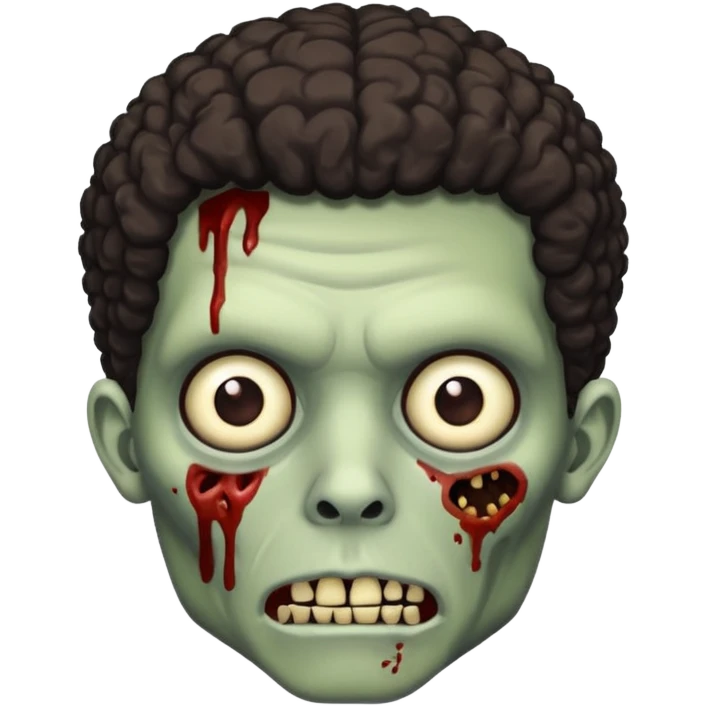 Zombie with a low Afro  emoji