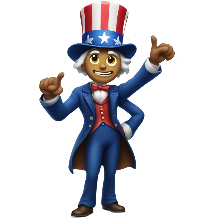 Uncle sam pointing emoji