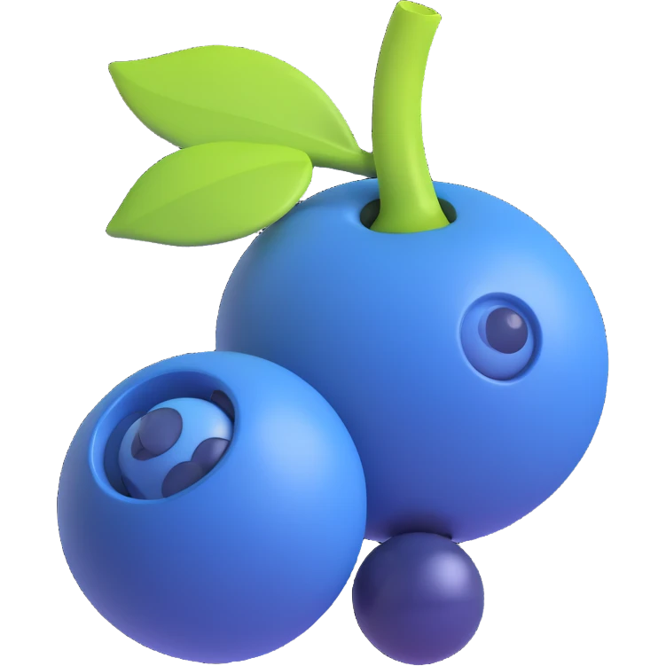 blueberry emoji