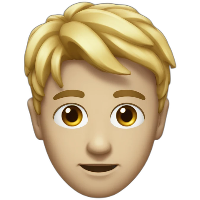 garoto de óculos com dúvida emoji