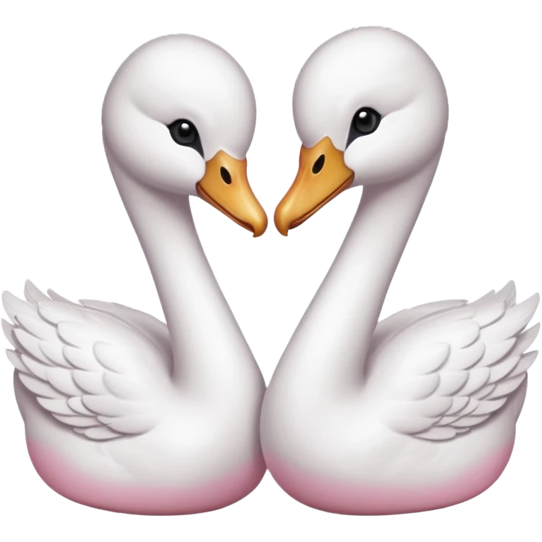 Dos cisnes  emoji