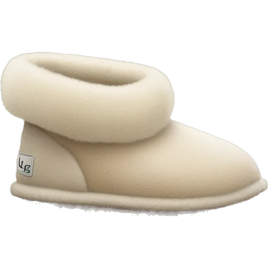 Ugg fuzzy slipper emoji