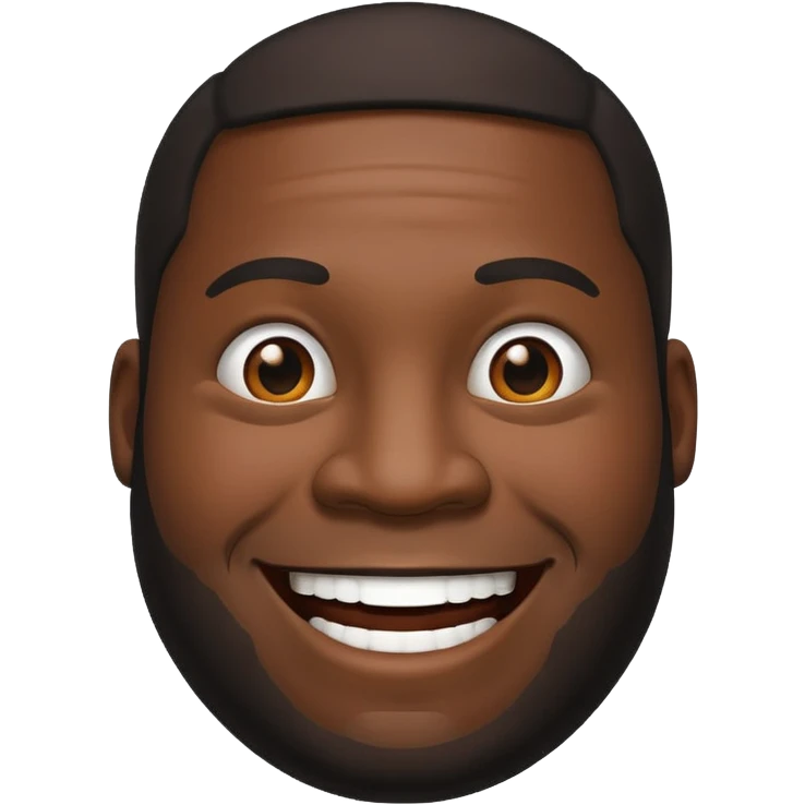 Big black guy emoji