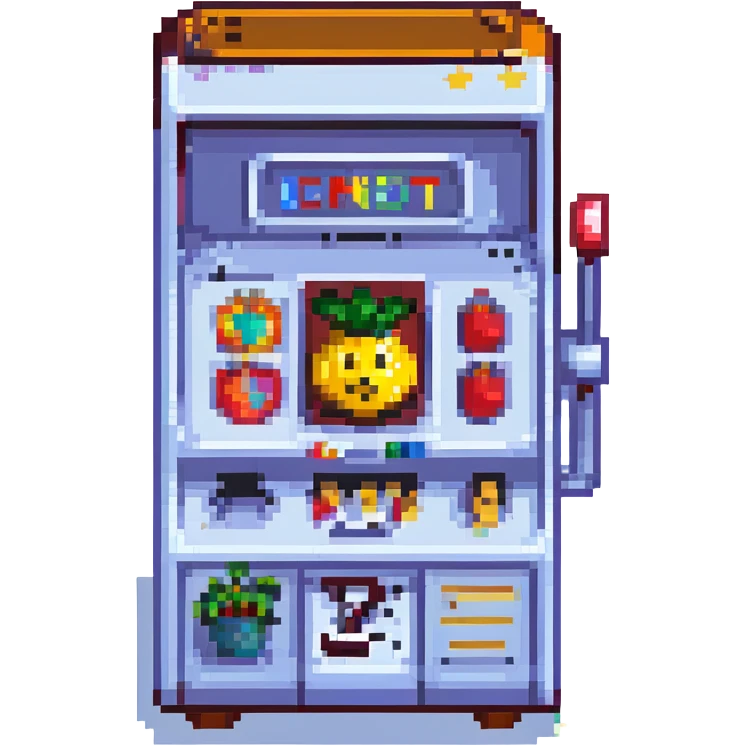 slot machine emoji pixel art emoji