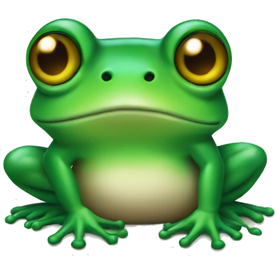 Frog with a big butt emoji
