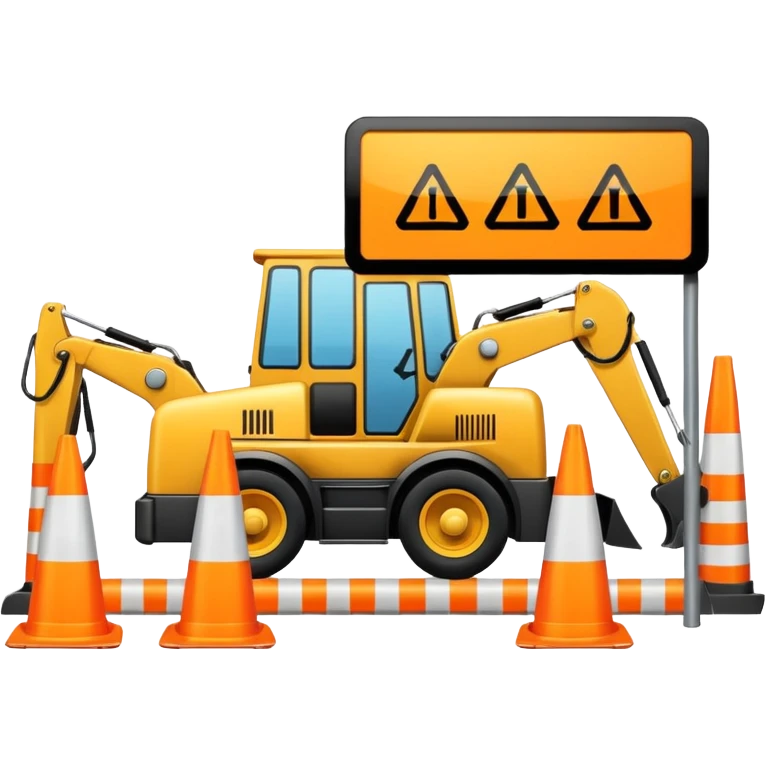 Road Work Construction emoji