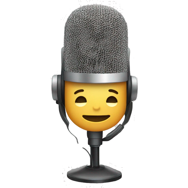 Podcast microphone  emoji