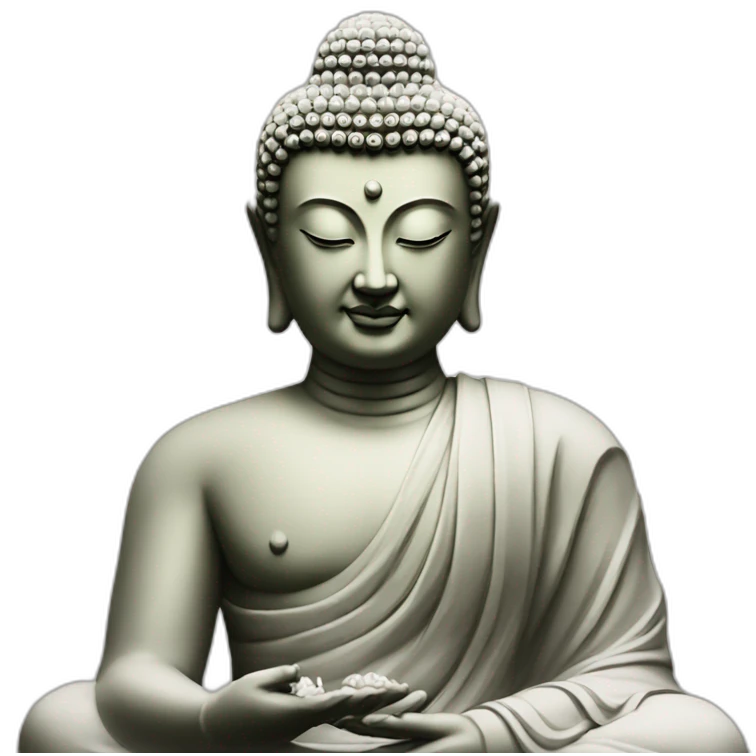 buddha statue photo realistic emoji
