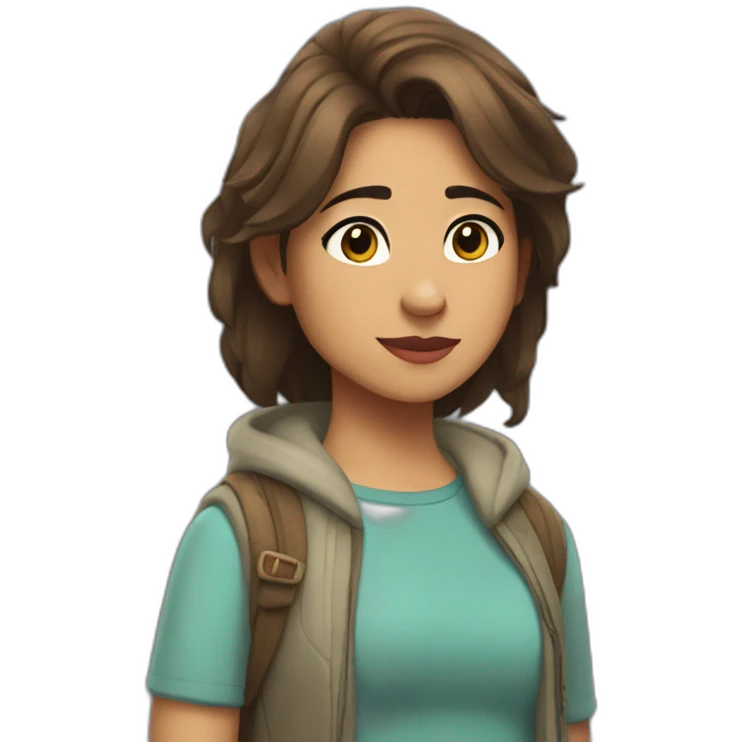 Luz Noceda from the The Owl House, a disney channel show created by Dana Terrace emoji