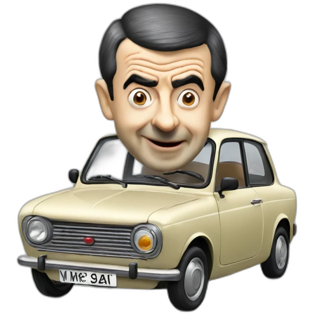 Mr bean car emoji