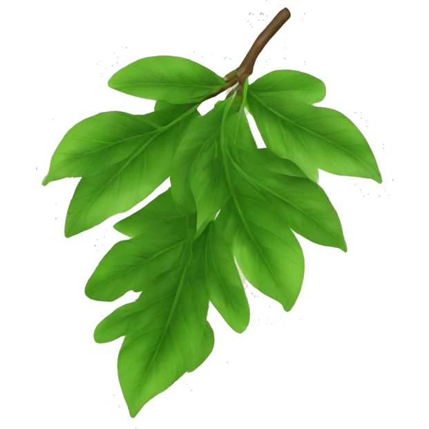 fruit tree leaves emoji