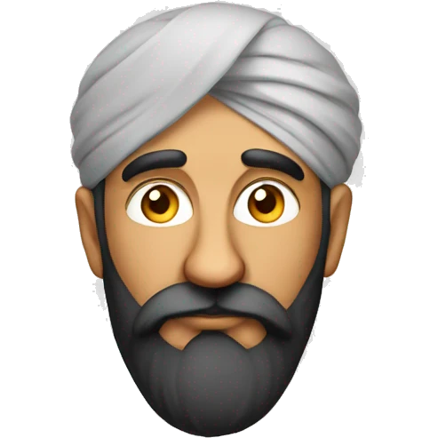 Thinking sardar emoji