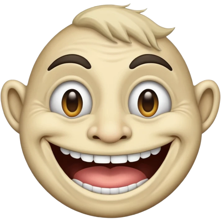 Troll face  which use in edits emoji