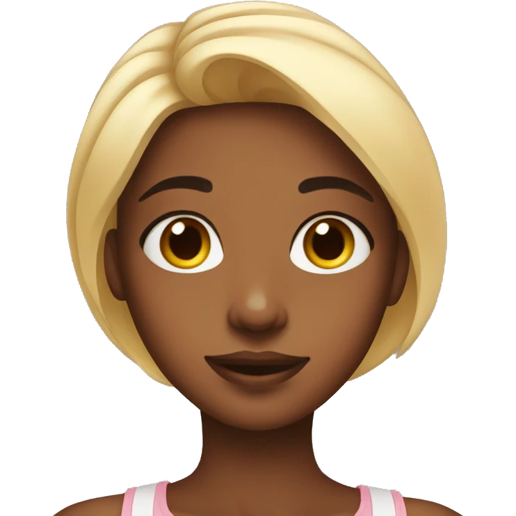 Girl with skincare on face emoji