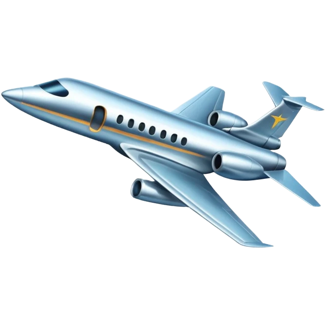 Un avion jet emoji