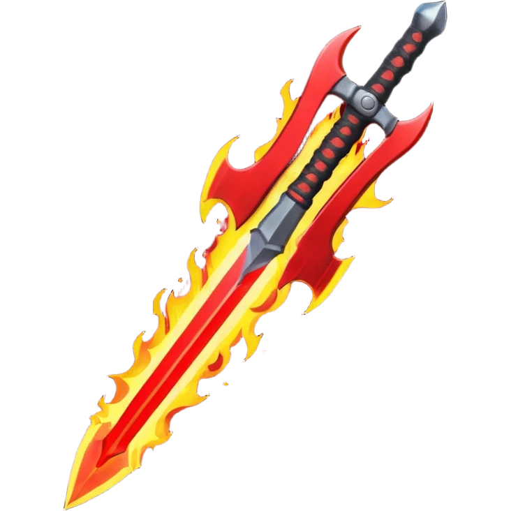 fire blade emoji