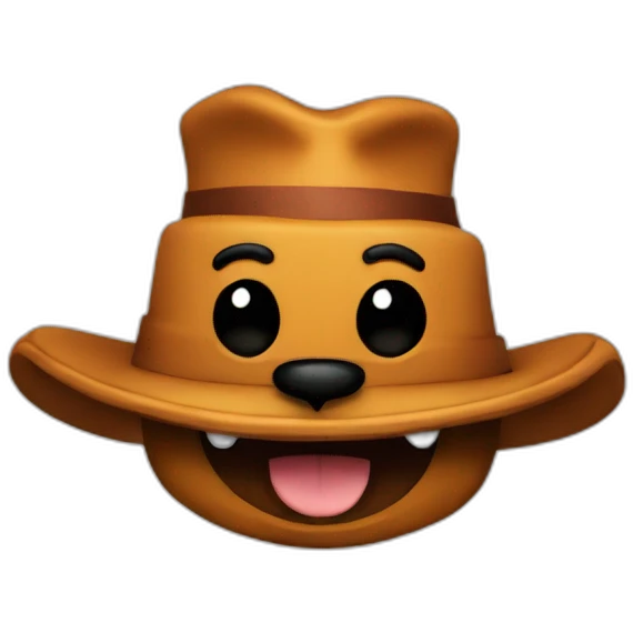 Freddy Fazbear hat emoji