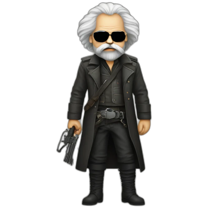 karl marx as mad max emoji