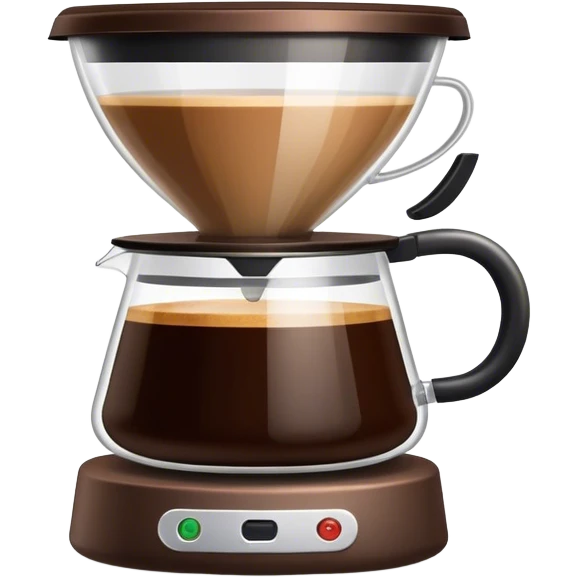 V60 server full of filter coffee emoji