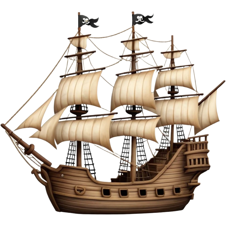 pirate ship emoji