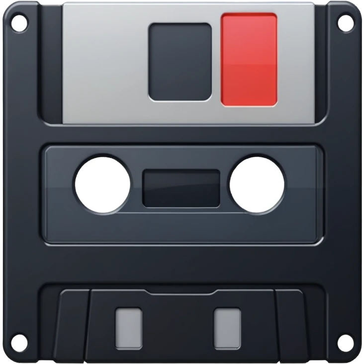 Floppy disk retro-tech aesthetic emoji