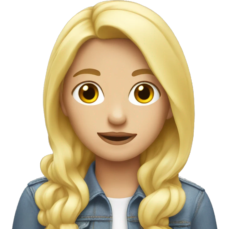 blonde girl with lots of ranch emoji
