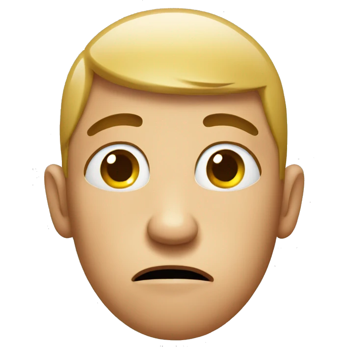 Confused face  emoji