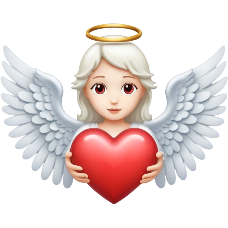 heart with angel wings emoji