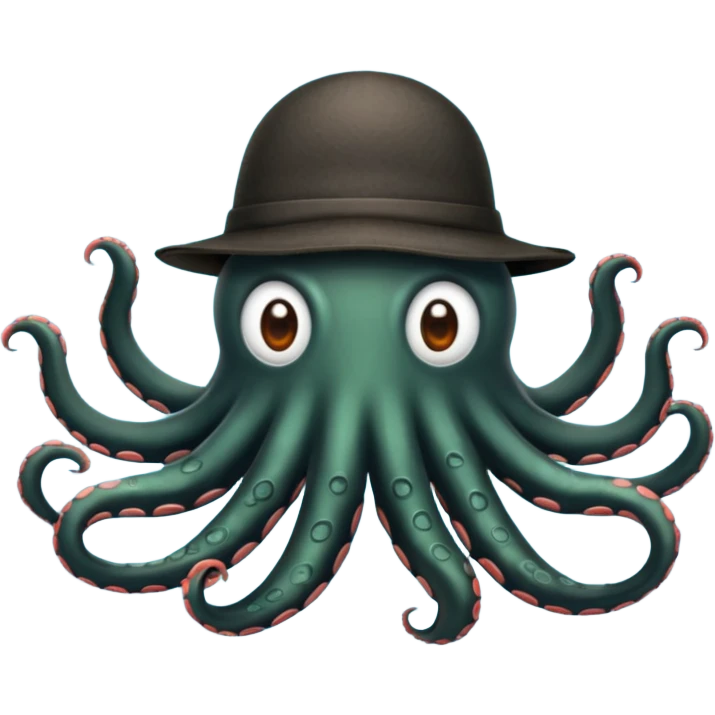 Chapeau poulpe emoji