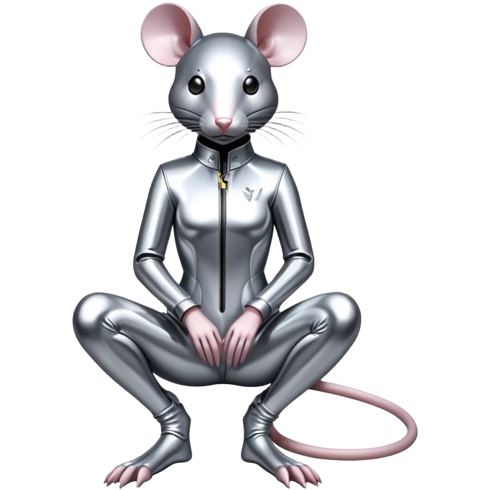 rat style hajime sorayama Eva suit emoji