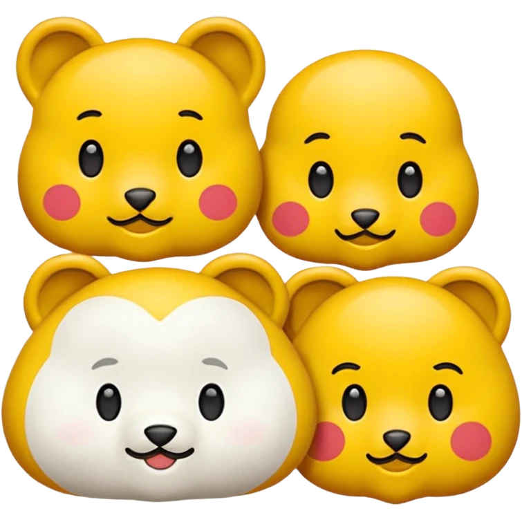 눈을 맞고있는 펭귄 emoji