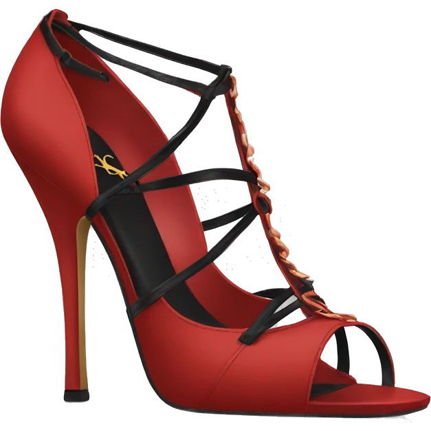 yves saint laurent high heels emoji