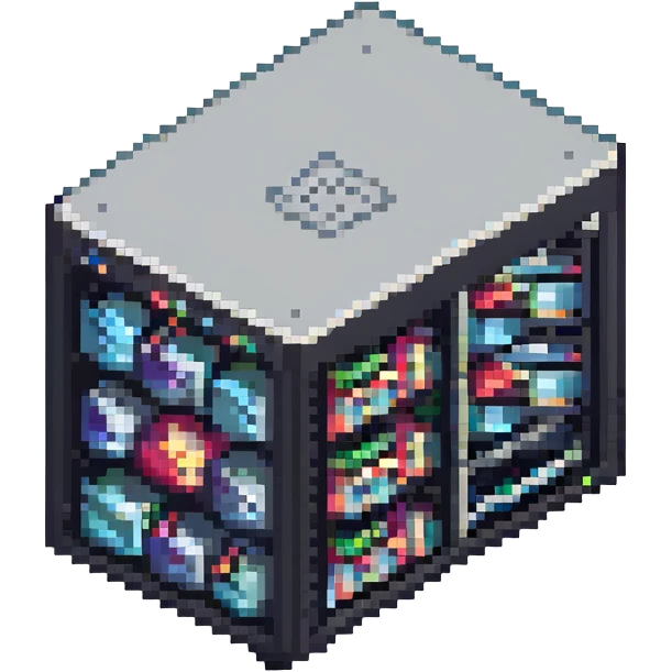 Tiny server rack emoji