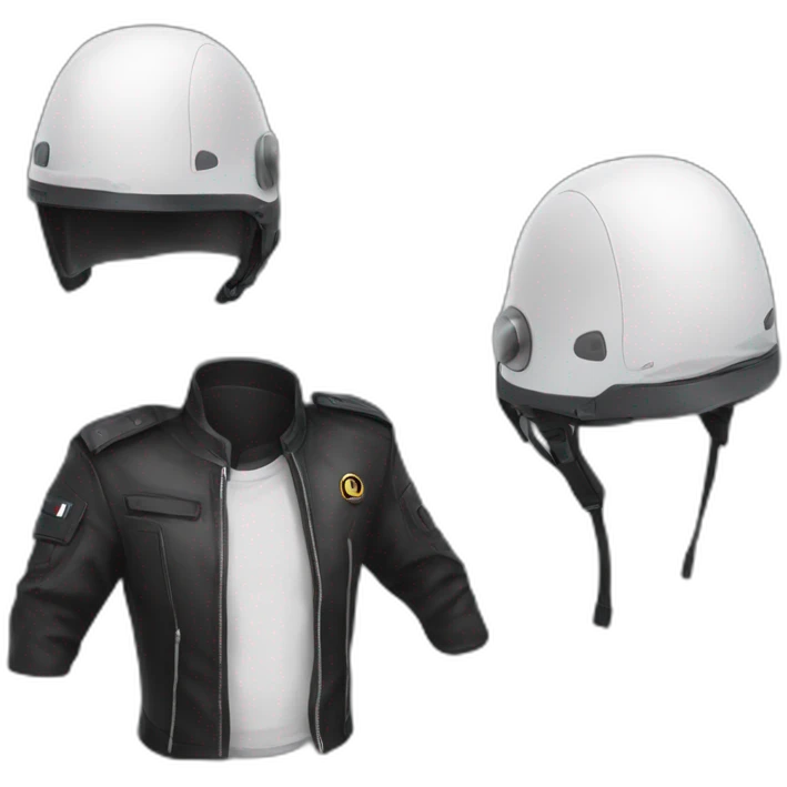 Macron avec un casque gameur emoji