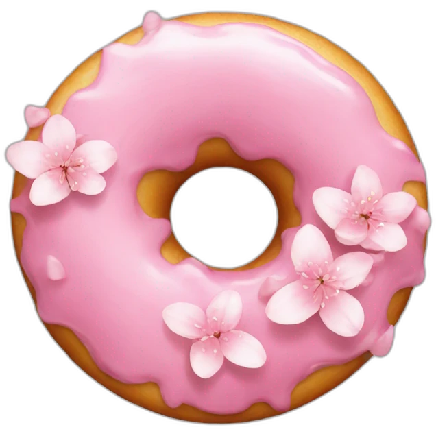cherryblossom choco donut pink emoji