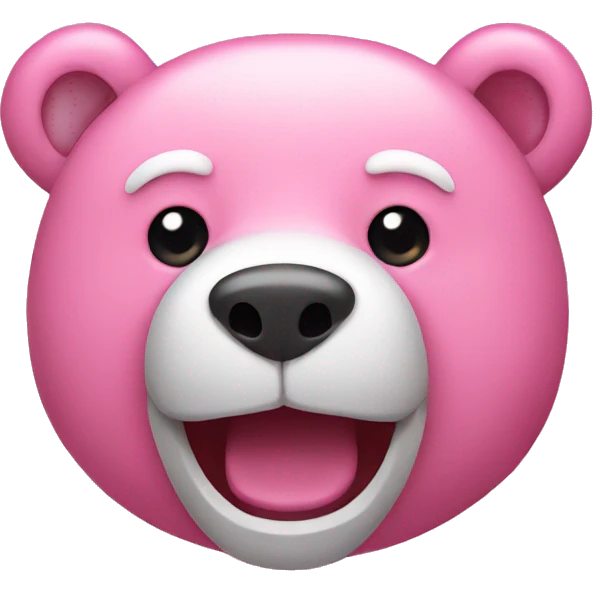 pink bear emoji