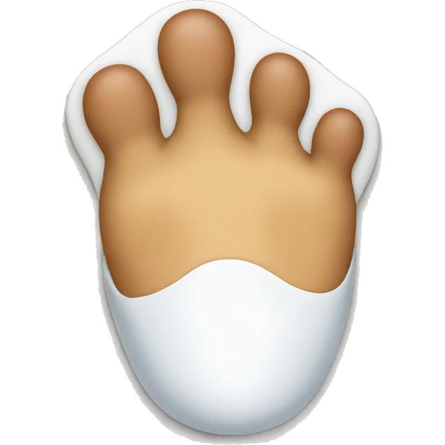 big toe with mustach emoji
