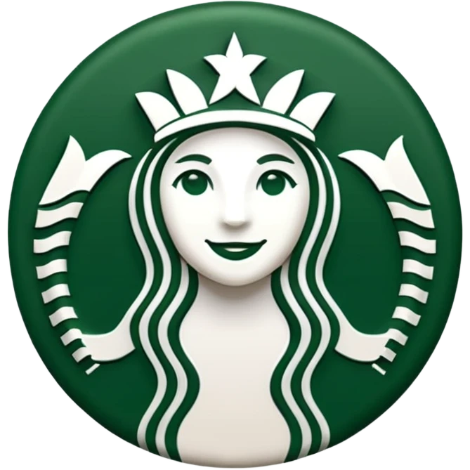 SMİLAR STARBUCKS LOGO emoji