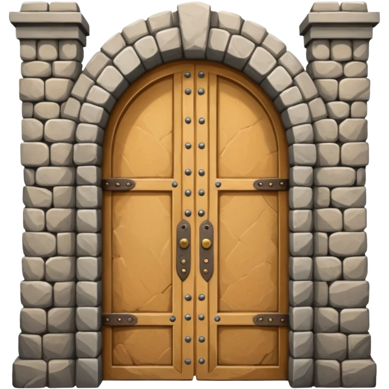 Harar's landmark large stone gate resembling a huge compound door crafted from stone Ethiopian architecture emoji