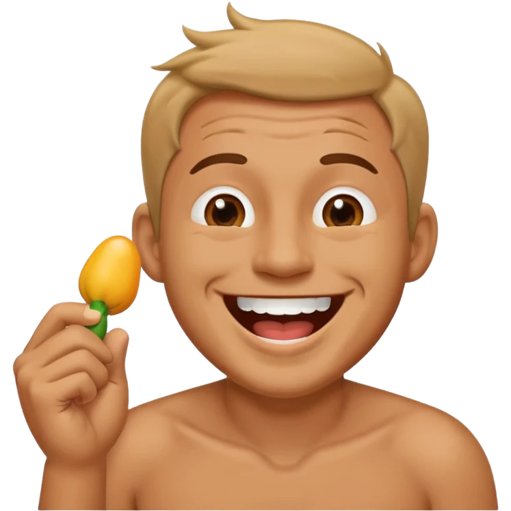 Male dick shrinkage joke emoji