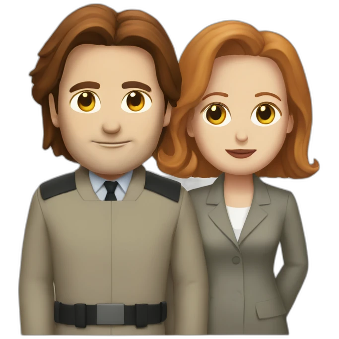 Mulder and scully emoji