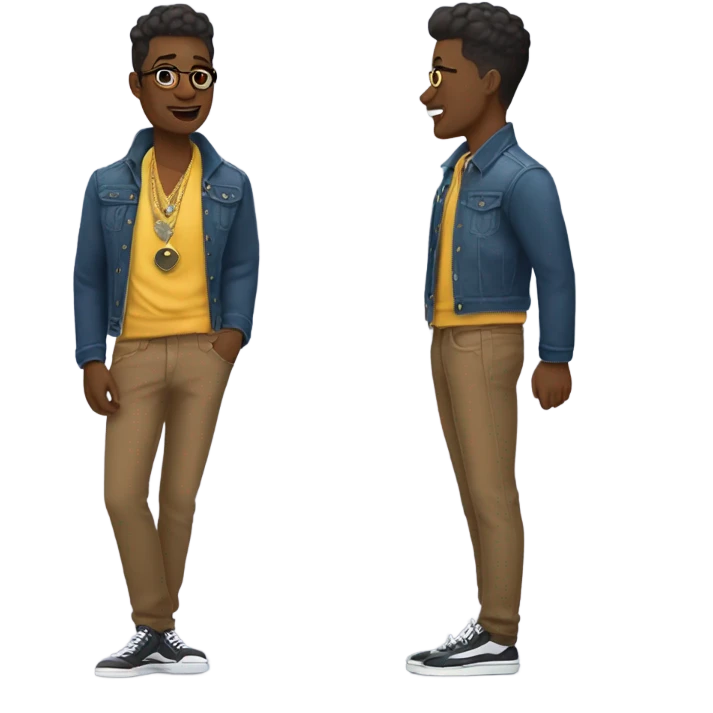 Someone with swagger  emoji