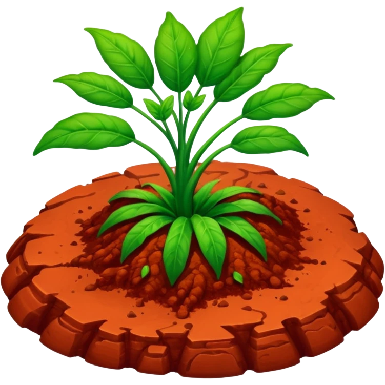 Mars plant  emoji