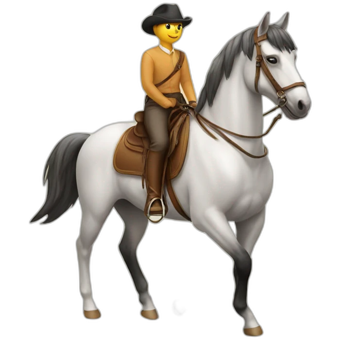 cat on a horse emoji