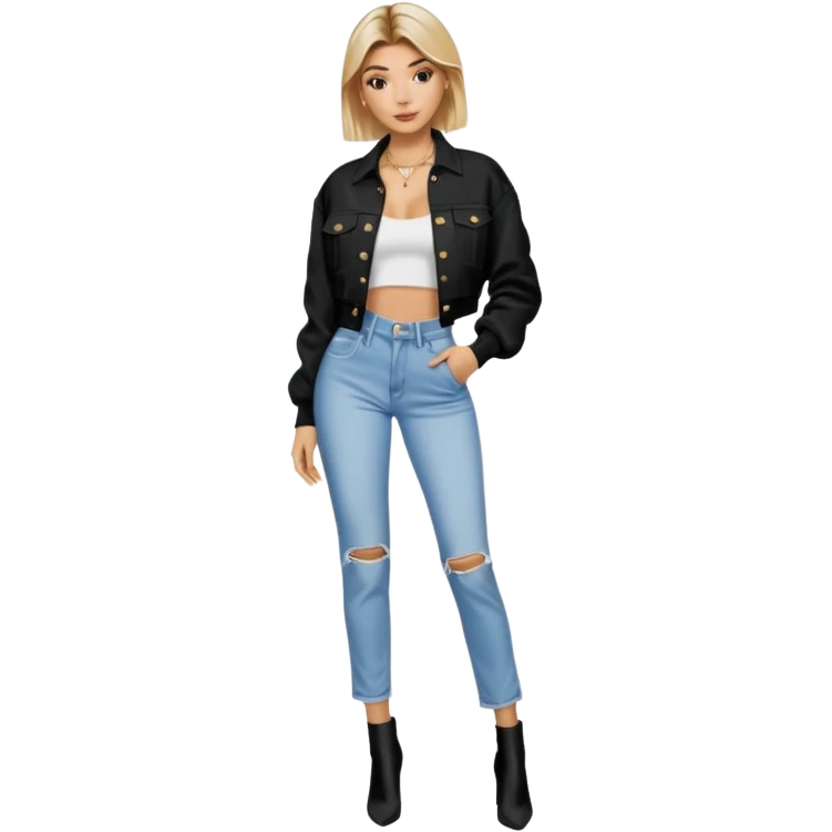 Hailey bieber en voyant tout le corps  emoji