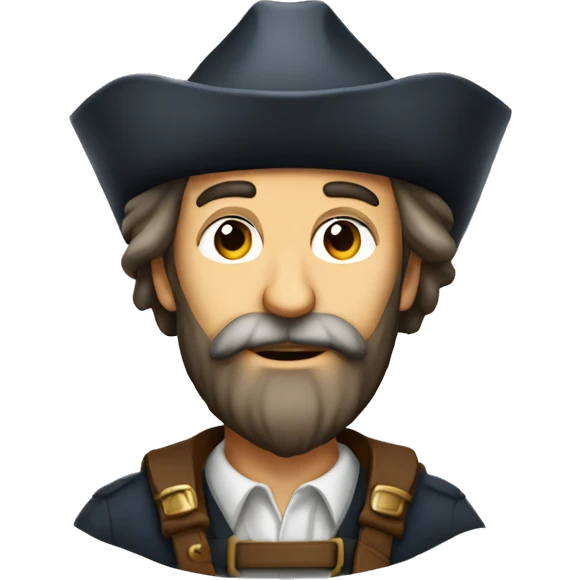 John Cabot the explorator with his beard emoji