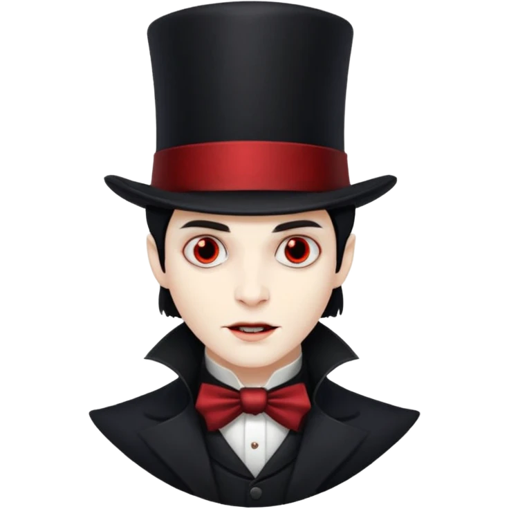 vampire with hat emoji