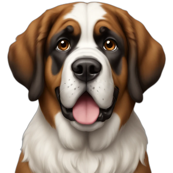 Saint bernard dog emoji