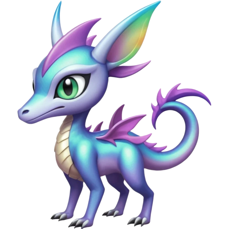 Badass edgy cool realistic Meloetta-Sergal-Cresselia-Palkia-Spyro-Fakémon-creature-hybrid emoji